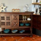 Commode ancienne en bois massif
