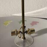 Glass pendant light 1970 Space age