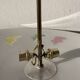 Glass pendant light 1970 Space age