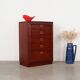 Commode en acajou, design danois, années 1980, fabrication : Danemark