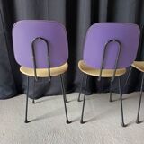 Série de 4 chaises vintage