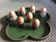 Set of 7 sandstone coquetiers