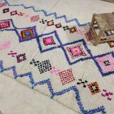 Handmade Moroccan Berber rug 253 X 143 CM