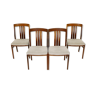 Set of rosewood table chairs, Sweden, 1960
