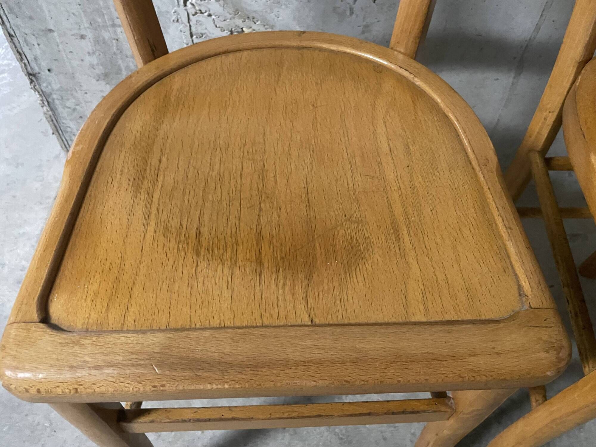 Pair of 1960s bistro chairs