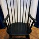 Black rocking chair/rocking seat Stol Kamnik Yugoslavia. 1960s