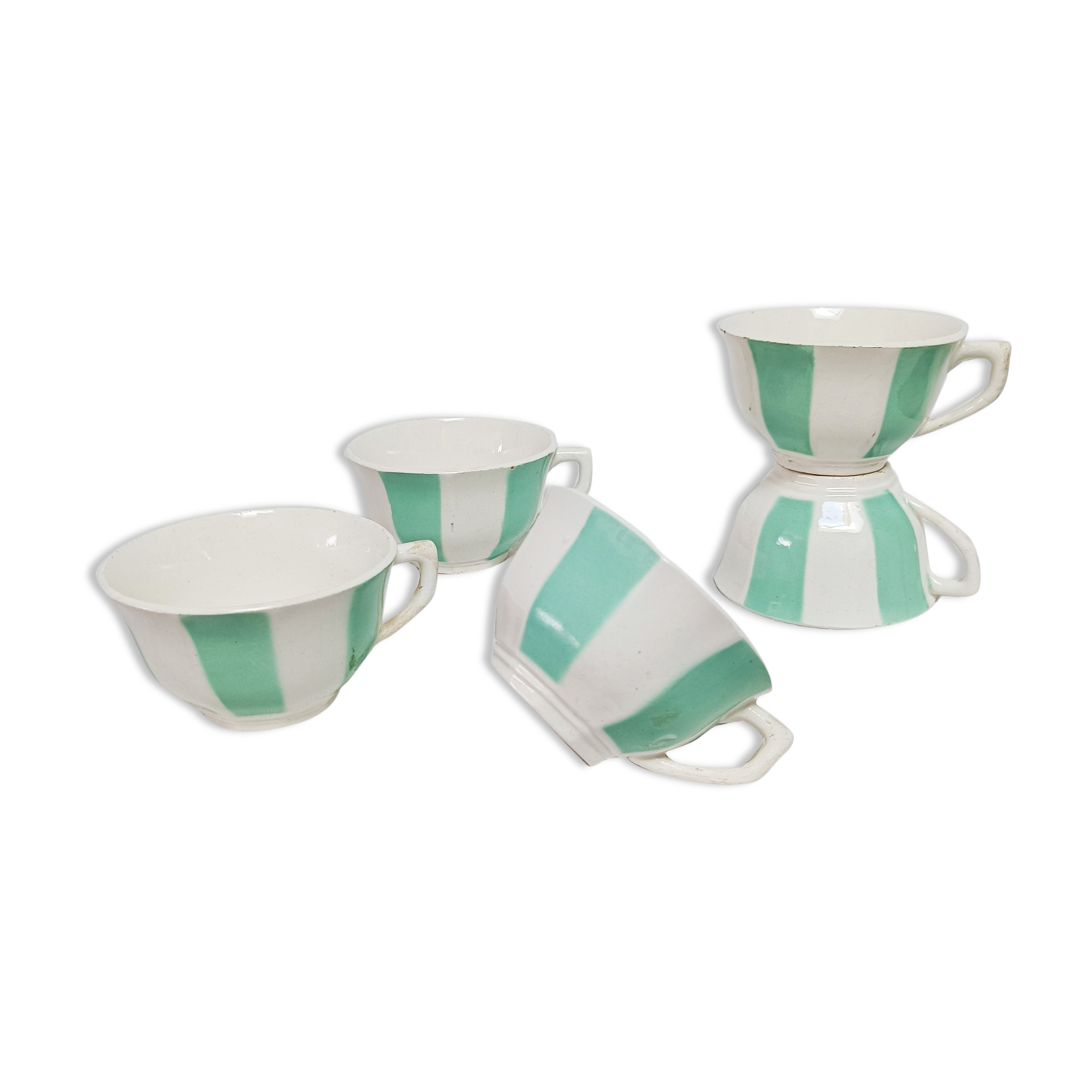 Set of 5 cups Digoin