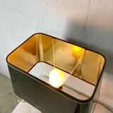 Vintage table lamp S Agudo, marble & silver metal