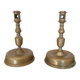 Bougeoirs en bronze