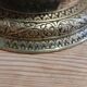 Pair of candlesticks in bronze India 19th