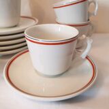 Chocolate bar porcelain of Auteuil service 70s