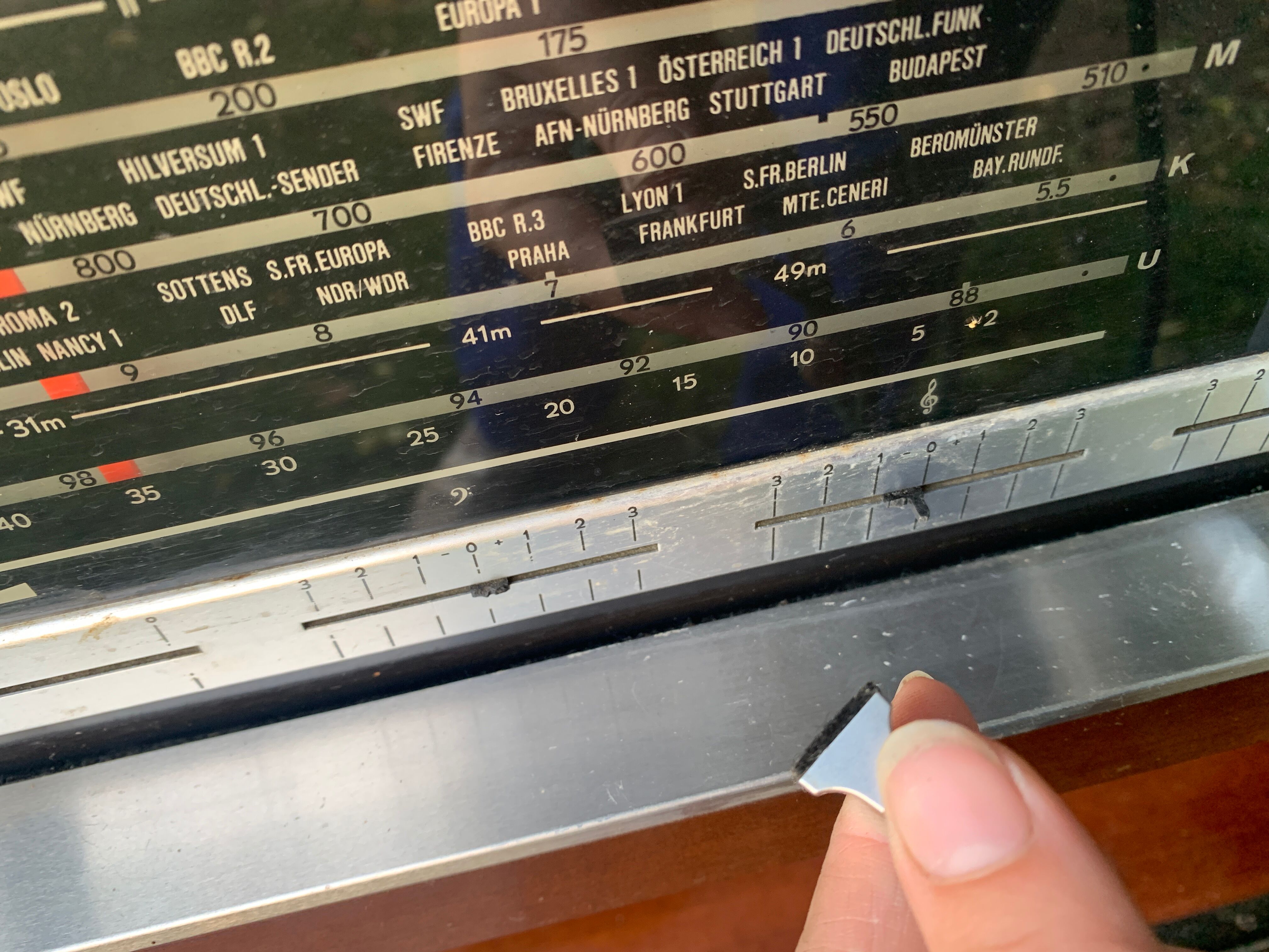 Meuble radio vinyle hi-fi Grundig