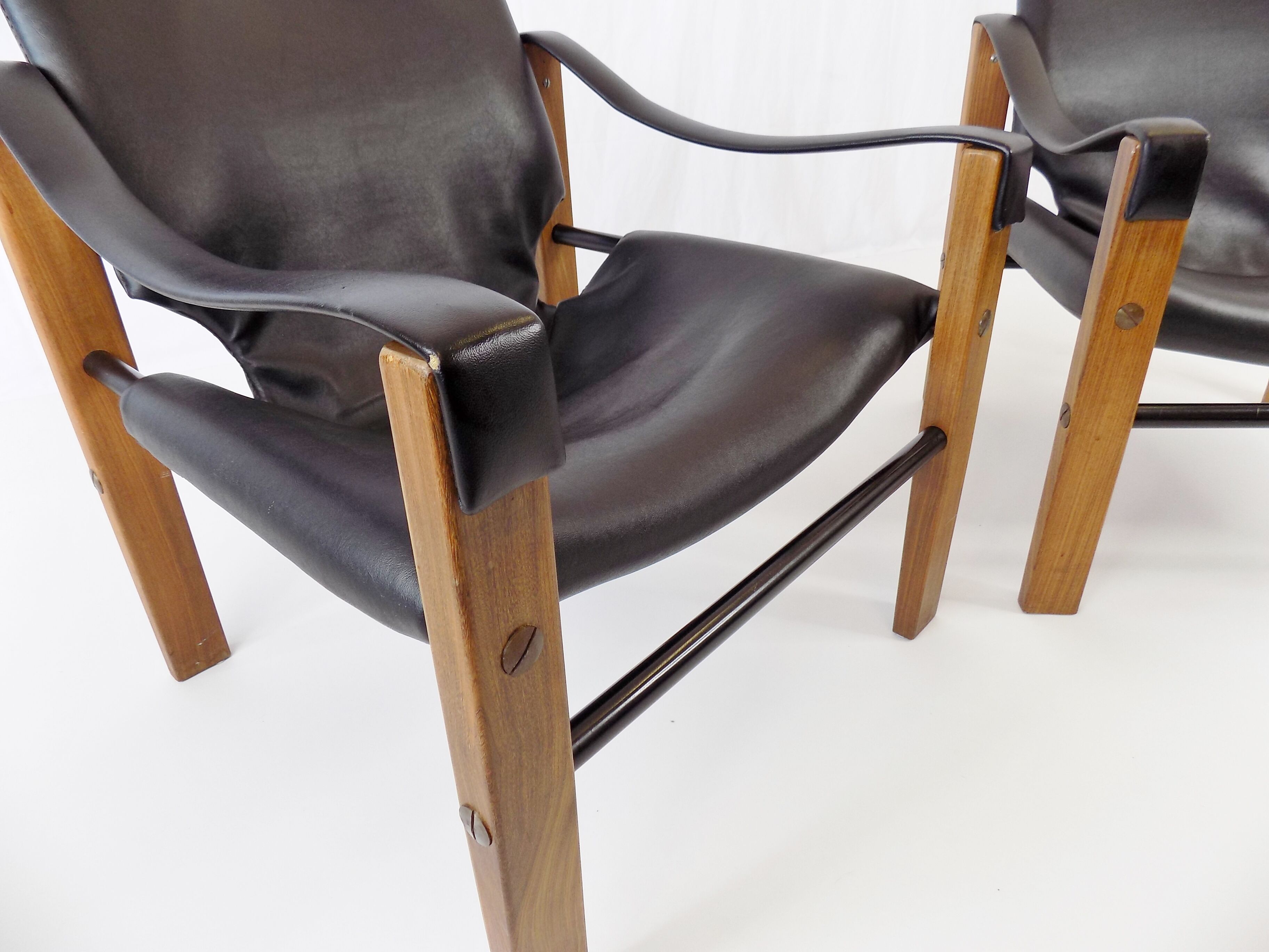 Arkana Set of 2 Safari Chairs by Maurice Burke