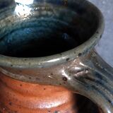Pichet poterie traditionnelle Art-populaire en grès émaillé ancien