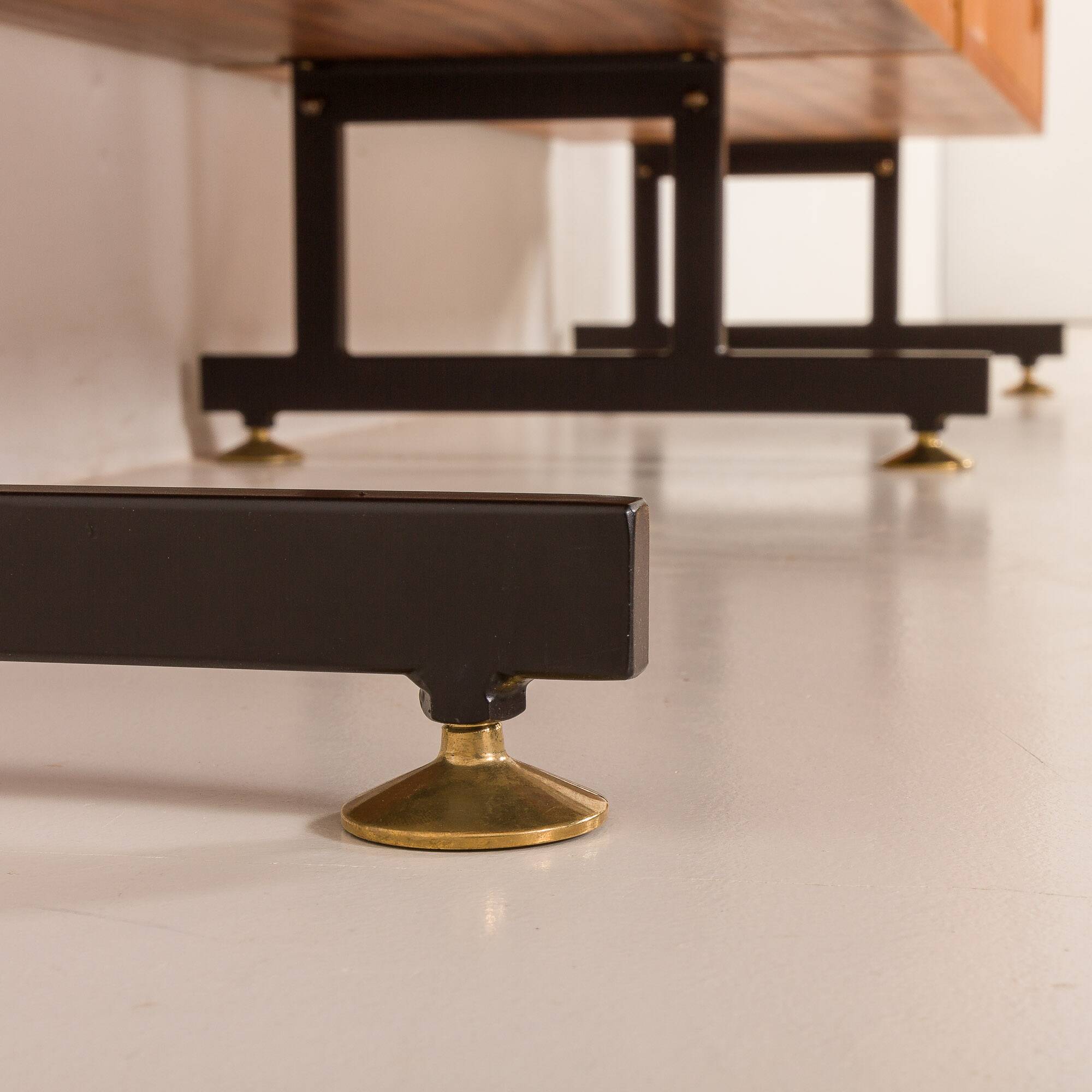 Wall unit, Scandinavian bookshelf in oak, 1970s.