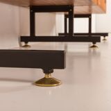 Wall unit, Scandinavian bookshelf in oak, 1970s.