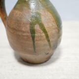 Old glazed terracotta jar