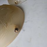 Art Deco pendant light duo