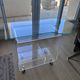 Bureau français vintage Plexiglas & verre – Space Age – circa 1970