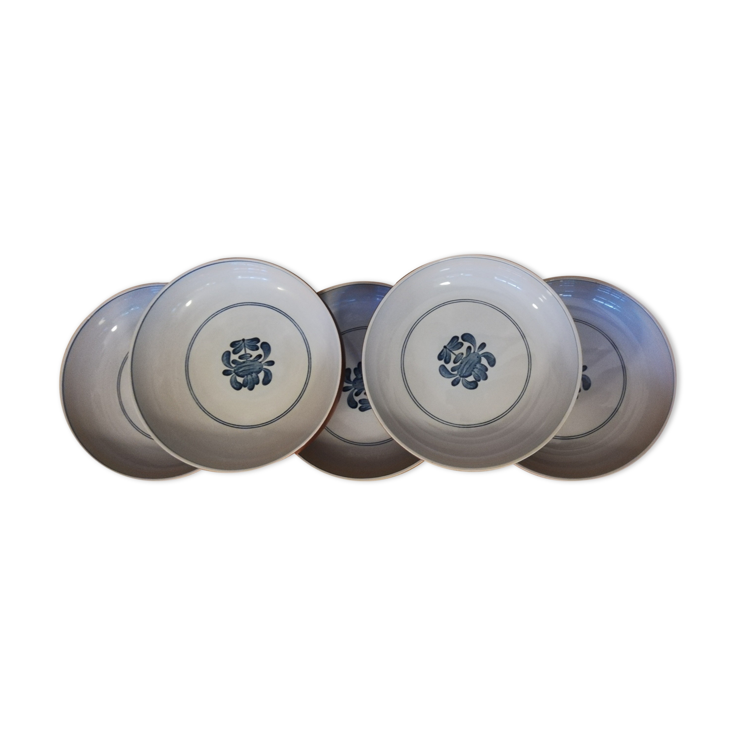 5 soup plates Villeroy and Boch Chekiang