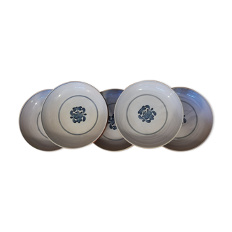 5 soup plates Villeroy and Boch Chekiang