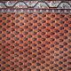 Vintage indian carpet seraband handmade 94cm x 194cm 1980s, 1c742