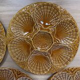 Set of 6 shell plates