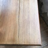 Desk with drawers in oak