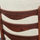 6 Scandinavian chairs in rosewood