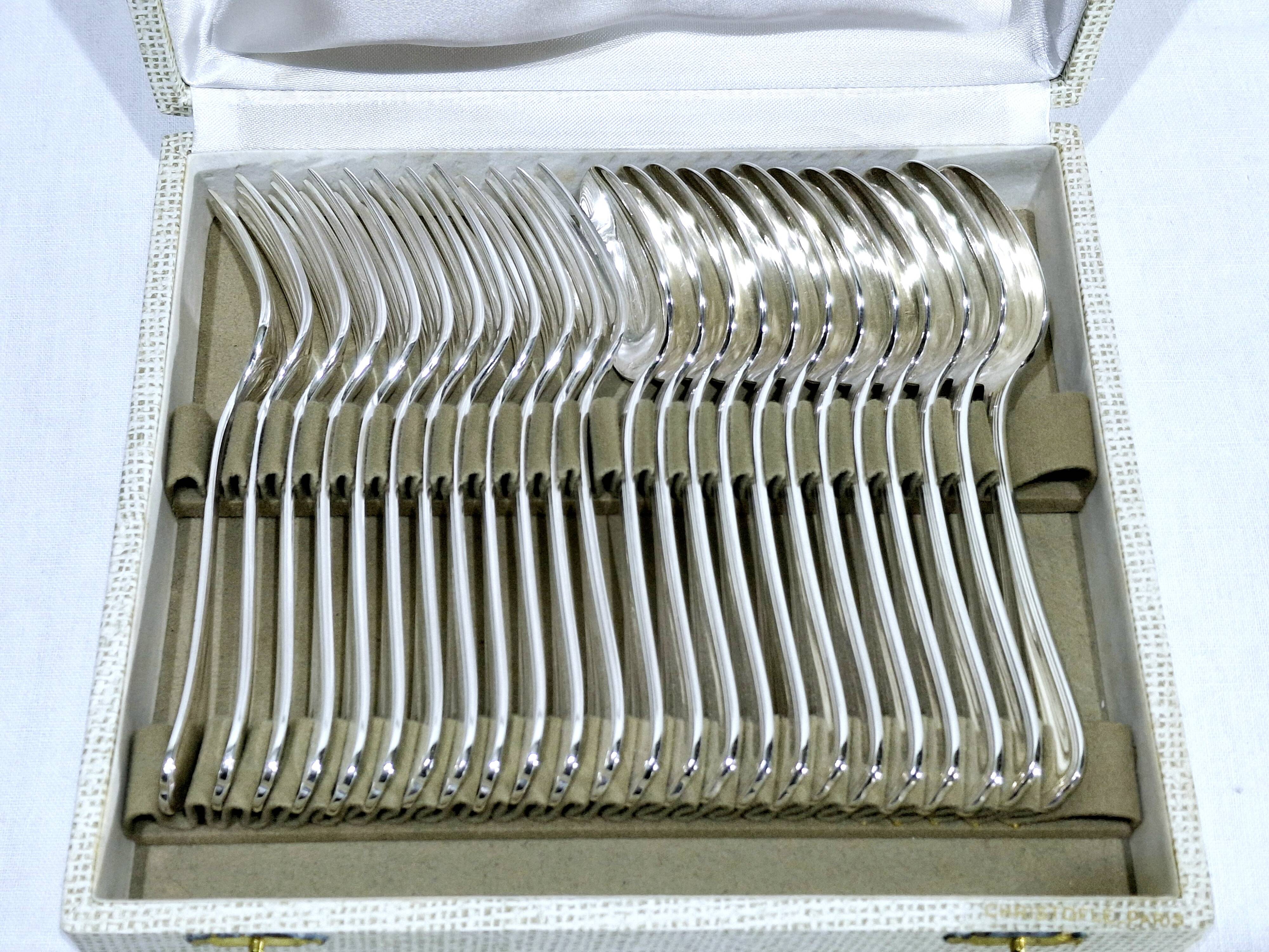 Christofle - 87-piece cutlery set Spatours Silver-plated Metal