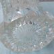 Moulded pressed glass vase