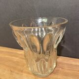 Vase en verre Art Déco Val Saint Lambert modèle ephémère série Luxval 1935