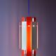 Cocktail Pendant by Henning Rehhof for Fog & Mørup in Red and White, 1970s