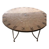 Table fer forgé / céramique