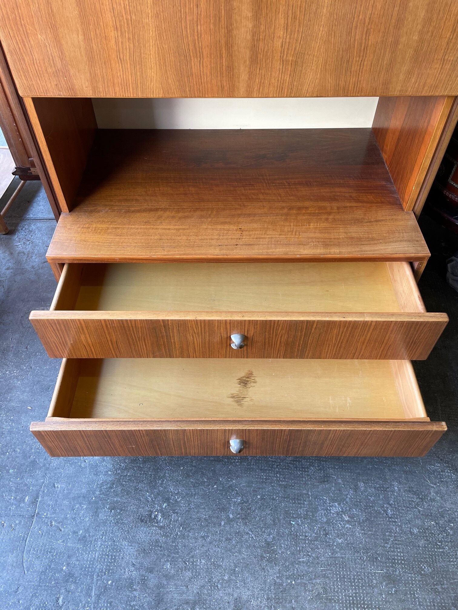 Vintage teak secretary