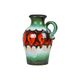 Fat Lava Vase Turquoise Orange West Germany Scheurich 490 25