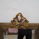 Rectangular mirror gilded tower 25x39cm