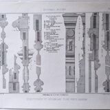 18 carpentry boards " Roubo "