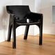 Vico Magistretti Gaudi Chair Artemide Brown 70s