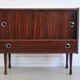 Buffet audio vintage en palissandre