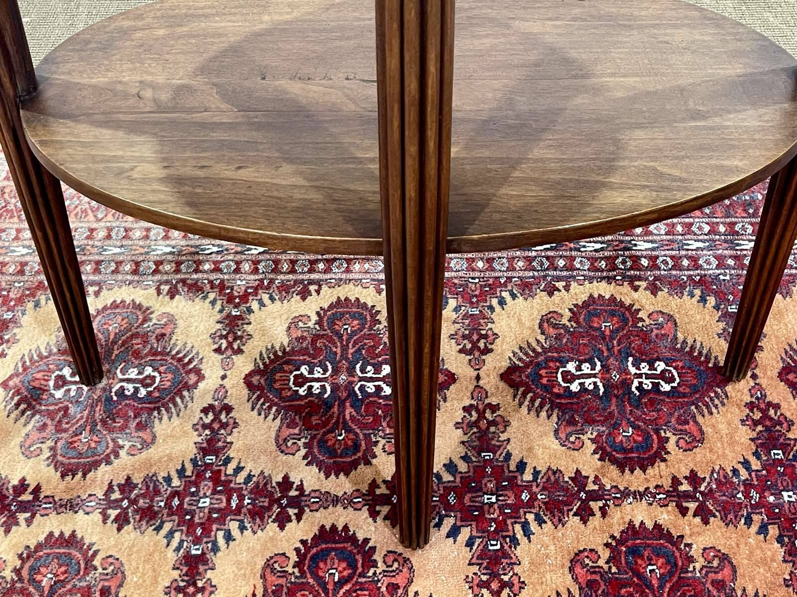 1930s Art Deco beech pedestal table