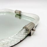 Venetian "dishcloth" mirror in Murano glass, 1960s