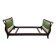 Early 20th century Empire style bed - 140-190 bedding
