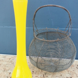 Vase soliflore 1930 yellow