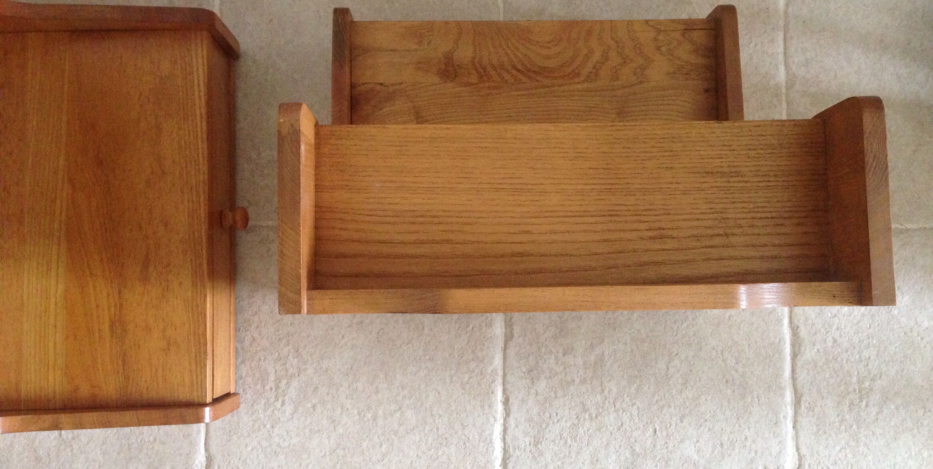 Pair of nightstands suspended vintage