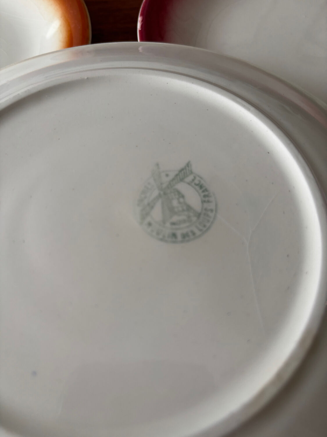 Set of 5 mismatched dessert plates Moulin des Loups – Plates