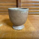 Set of 5 Vintage Beige Stoneware Egg Cups