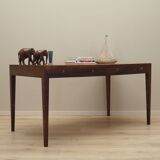 Rosewood desk, Danish design, 1960s, designer: Severin Hansen, production: Haslev Møbelsnedkeri