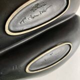 Ceramic shell-shaped bowl by Pol Chambost, signed, 1960.