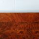 Table basse marqueterie bois de loupe 1970